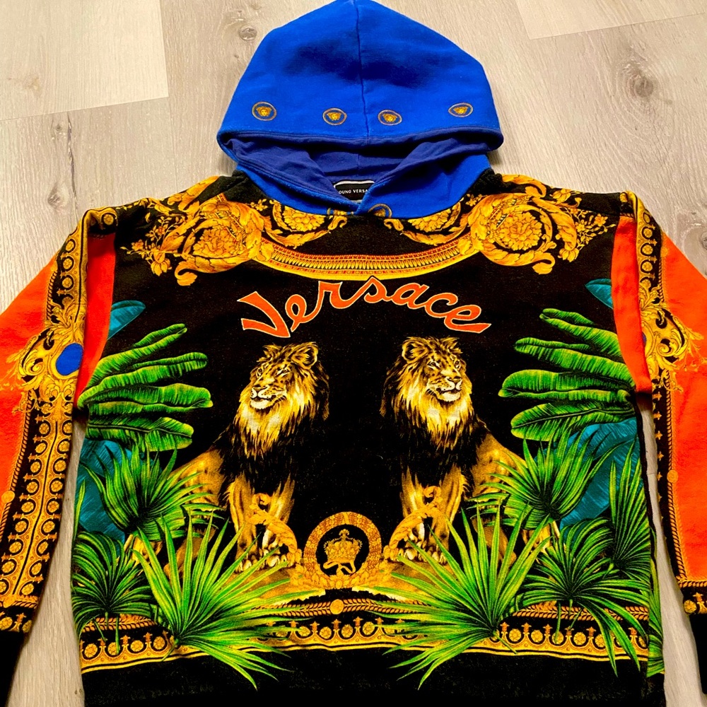 Versace Safari Print Hoodie